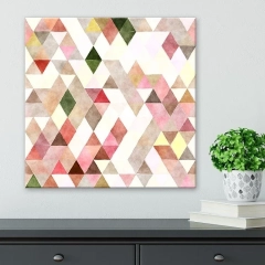 Modny obraz na płótnie - geometric pastel , wymiary - 40cm x 40cm