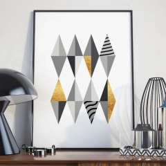 Plakat w ramie - smart modernity , wymiary - 30cm x 40cm, ramka - biała 