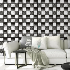 Tapeta na ścianę - doodlesquares , rodzaj - próbka tapety 50x50cm