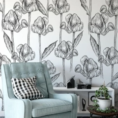 Tapeta na ścianę - flowers passion , rodzaj - tapeta flizelinowa