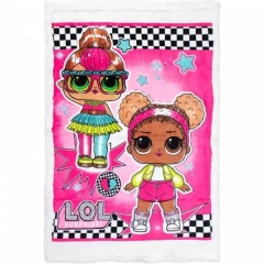 Pled Koc Kocyk polarowy Laleczka LOL 90x140cm