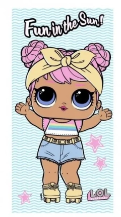 Ręcznik plażowy Laleczka L.O.L. Surprise 70x140cm welur Fast Dry new