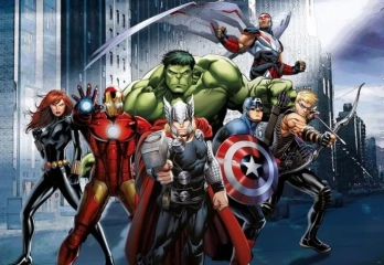 Fototapeta AVENGERS 160x110cm Marvel new