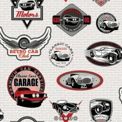 Tapeta cegła pojazdy samochody vintage