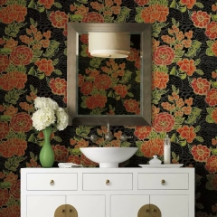 TAPETA SAMOPRZYLEPNA W KWIATY WAVERLY RMK11856RL