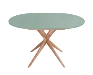 Rozsuwany Okrągły Stół JUBI 90cm Szałwiowy