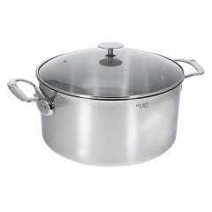 MILADY Garnek ze szklaną pokrywą śr. 20 cm / DE BUYER