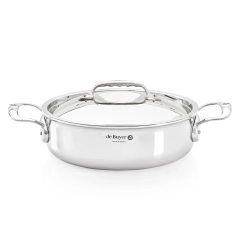 AFFINITY Garnek niski z pokrywą śr. 24 cm / DE BUYER