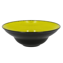 FIRE Talerz głęboki, okrągły 26 cm zielony / RAK PORCELAIN