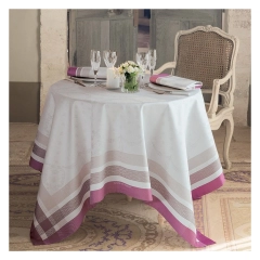 Obrus ABEILLES ROYALE fiolet parmeński 174 x 254 cm / GARNIER THIEBAUT