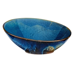 DEEP BLUE Misa bufetowa ukośna śr.30,5 cm / VERLO