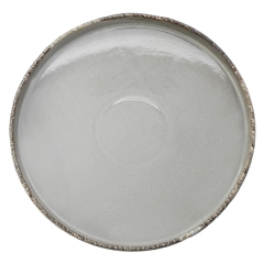 SAMTO Talerz okrągły płaski śr. 28 cm szary / VERLO