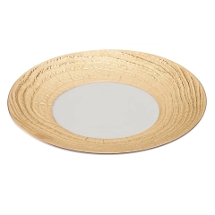 ARBORESCENCE Talerz płaski 31 cm złoty / REVOL