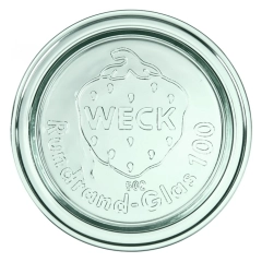 Pokrywka szklana 100 mm op. 6 szt. / WECK