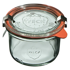 Mini słoik STURZ z pokrywką, uszczelką i 2 zapinkami 200 ml op. 12 szt. / WECK