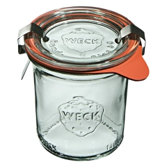 Mini słoik MINI-STURZ z pokrywką, uszczelką i 2 zapinkami 140 ml op. 12 szt. / WECK