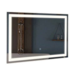 Lustro łazienkowe podświetlane LED 70 x 50 cm