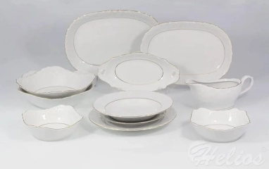 Serwis obiadowy bez wazy dla 12 os./ 44 częsci - 3604 ROCOCO