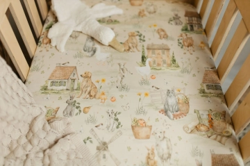 ColorStories prześcieradło Little Farm 120x60cm
