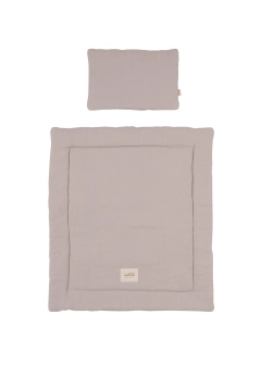 MALOMI pościel muślinowa GREY