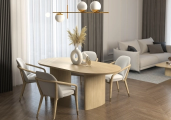 Stół drewniany "MONAKO" - 300x100cm