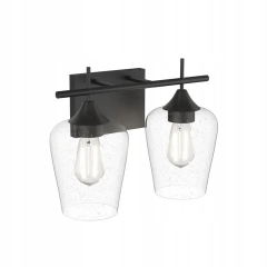 Lampa ścienna kinkiet z 2 kloszami