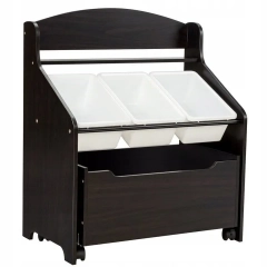 Regał dziecięcy organizer z pojemnikami