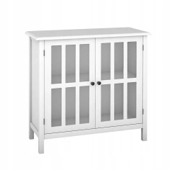 Klasyczna komoda - witryna z 2 półkami