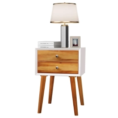 Szafka nocna z szufladami styl skandynawski