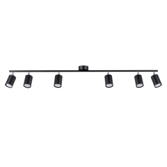 Plafon LEMMI 6L czarny
