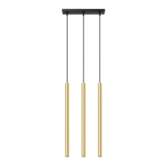 Lampa Wisząca PASTELO 3L złoty połysk