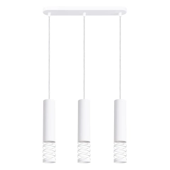 Lampa wisząca LAMI 3L biały