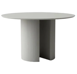 Stół okrągły MEZO szary 120 cm