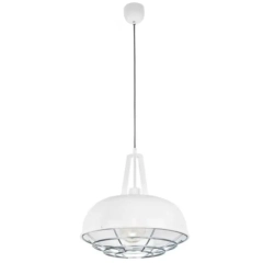 Lampa sufitowa wisząca GUARD biała