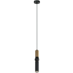 Lampa wisząca ISIDORA złota, czarna