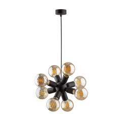 Lampa wisząca RUBIO 8 czarna