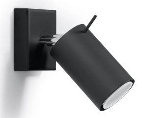 Kinkiet, lampa ścienna RING czarny