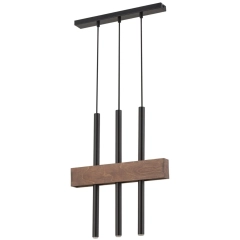 Lampa sufitowa, wisząca BLAKE 3 czarna