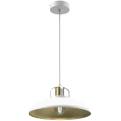 Lampa sufitowa FELIX biała, złota