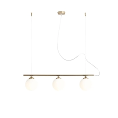 Lampa wisząca BERYL III złota