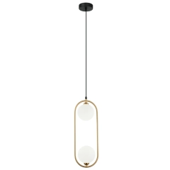 Lampa sufitowa wisząca LUPUS 2 złota
