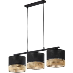 Lampa wisząca PAGLIA 3 czarna
