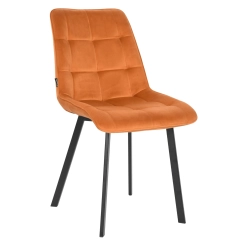 Krzesło tapicerowane TULUZA velvet cynamonowe G-114