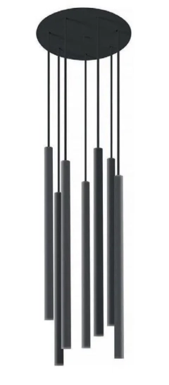 Lampa wisząca LASER VII czarny
