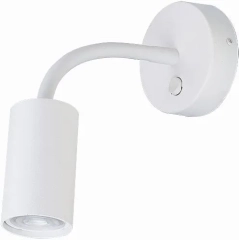 Kinkiet, lampa ścienna EYE FLEX S biały
