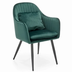Krzesło tapicerowane K464 velvet zielony