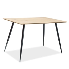 Stół prostokątny REMUS 120 cm dąb naturalny