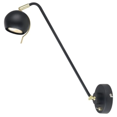 Kinkiet, lampa ścienna CHARISSA czarna