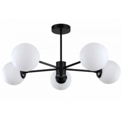 Lampa sufitowa ROMA 5 czarna