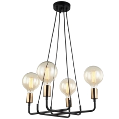 Lampa wisząca BETTY 4 czarna